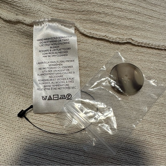 New Free People we the free Women's Desert knit Blazer in color Natural Size XS - Picture 9 of 15